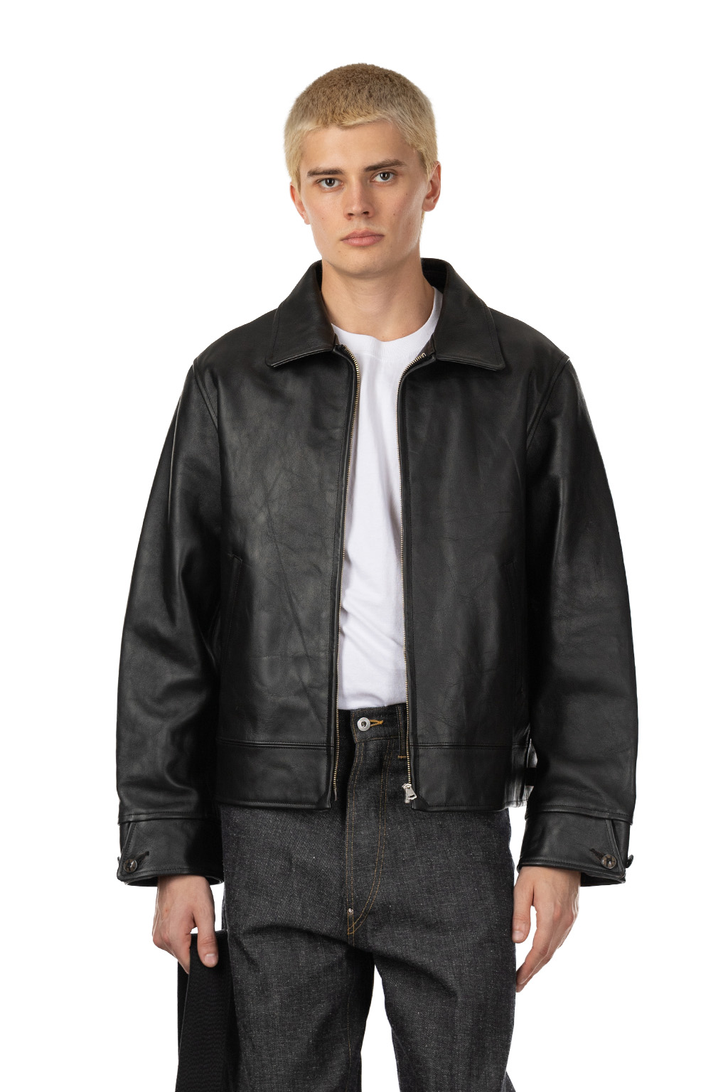 Taiga Takahashi - Lot.802 Cossack Leather Jacket - Black